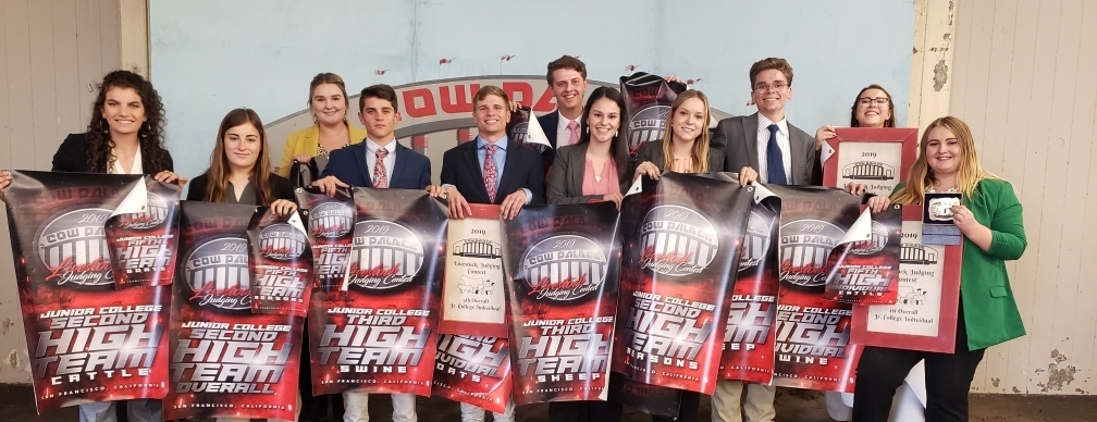 Modesto Junior College Livestock Judging Team